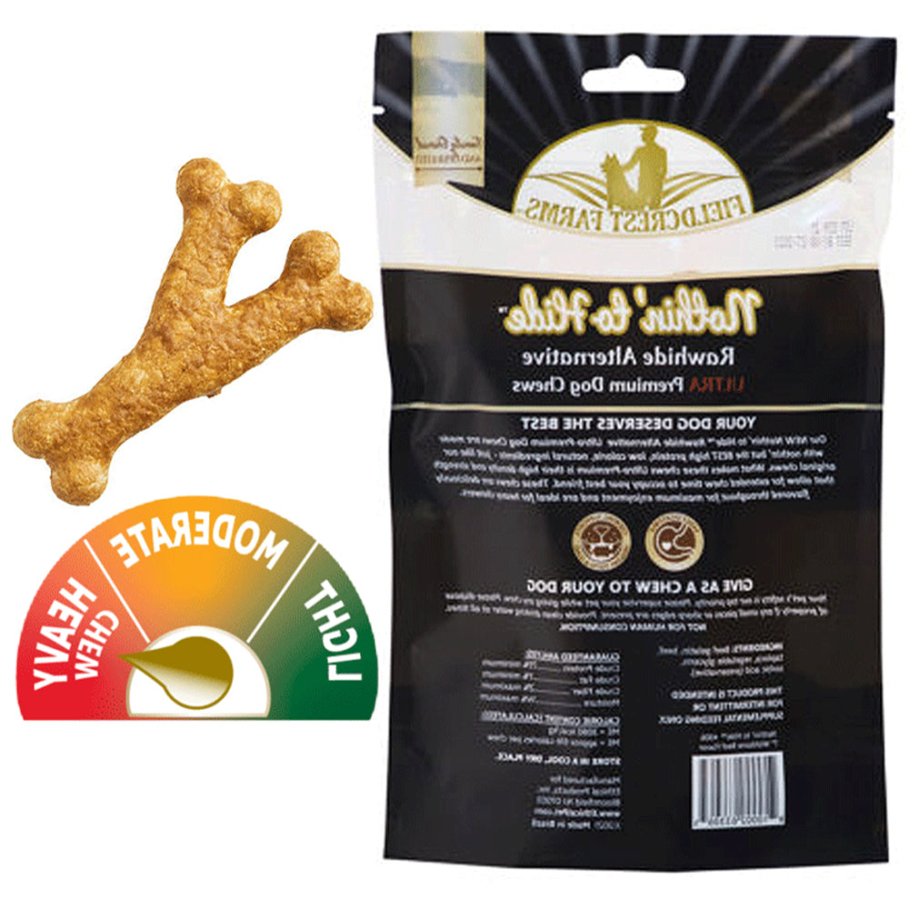 Fieldcrest Farms Nothin’ To Hide Ultra Wishbone 7" Beef Dog Treats (Pack of 1)
