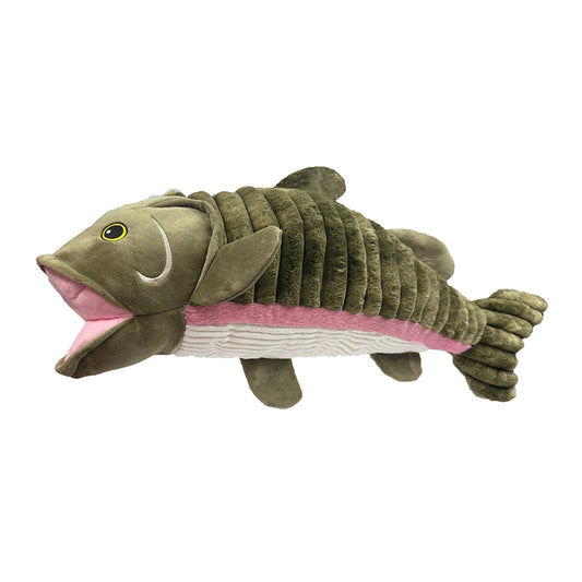 PetLou Farm Friends Salmon, 36-Inch, Plush Toy