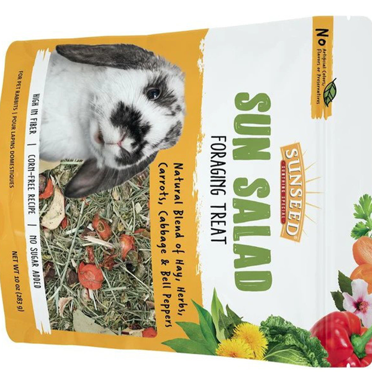 Sunseed Sun Salad Rabbit Foraging Treat - 10 oz