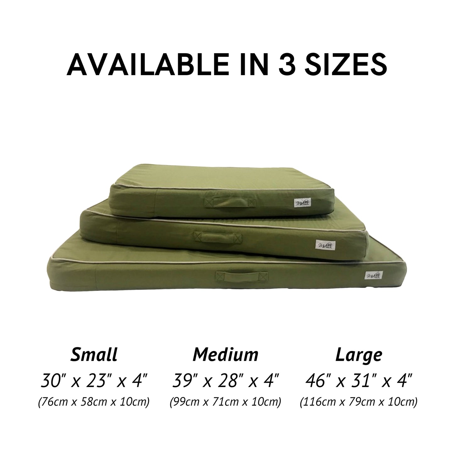 Midlee Green Outdoor Dog Bed