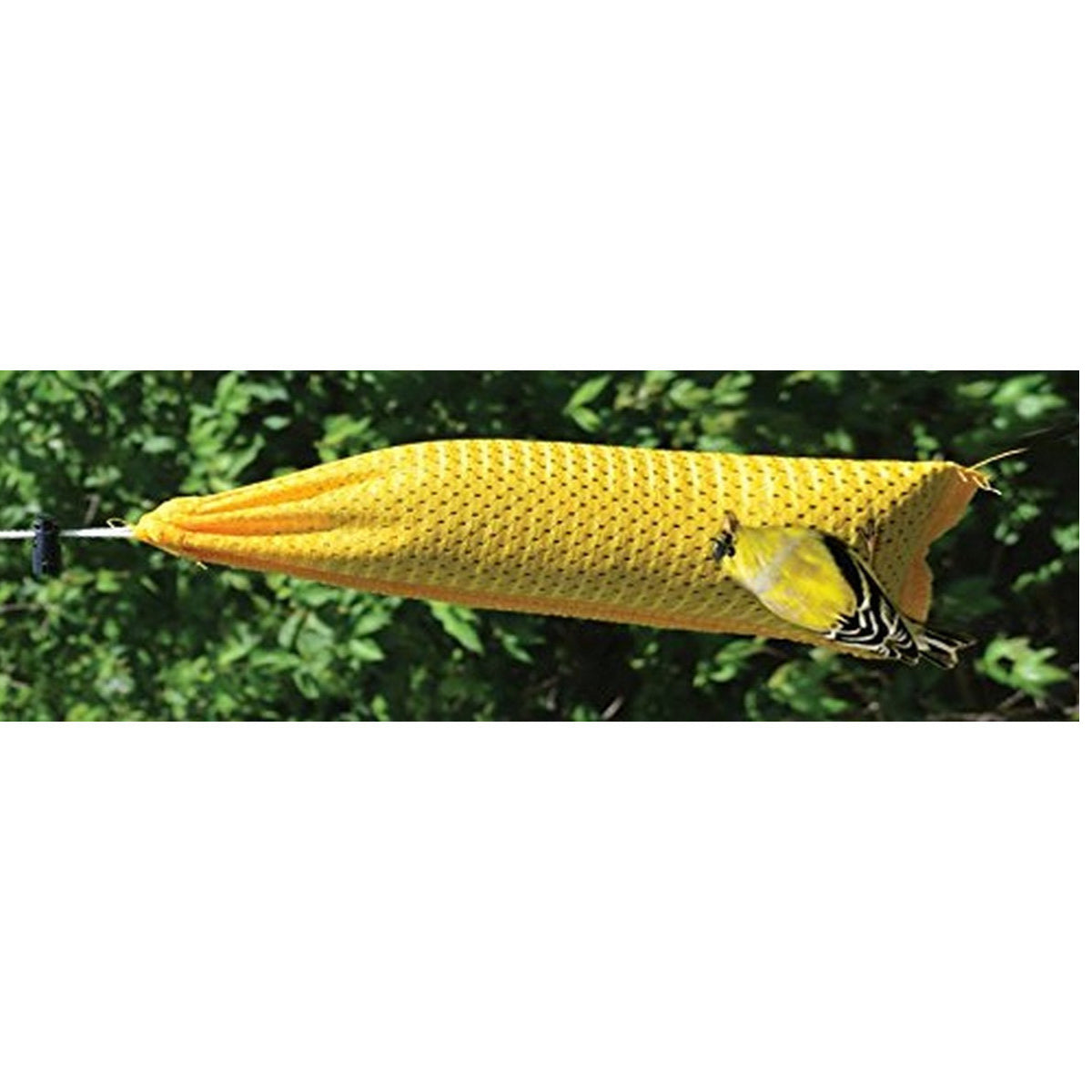 Songbird Essentials Yellow Thistle Sock Finch Magic Mesh Jumbo Bird Feeder - 16"