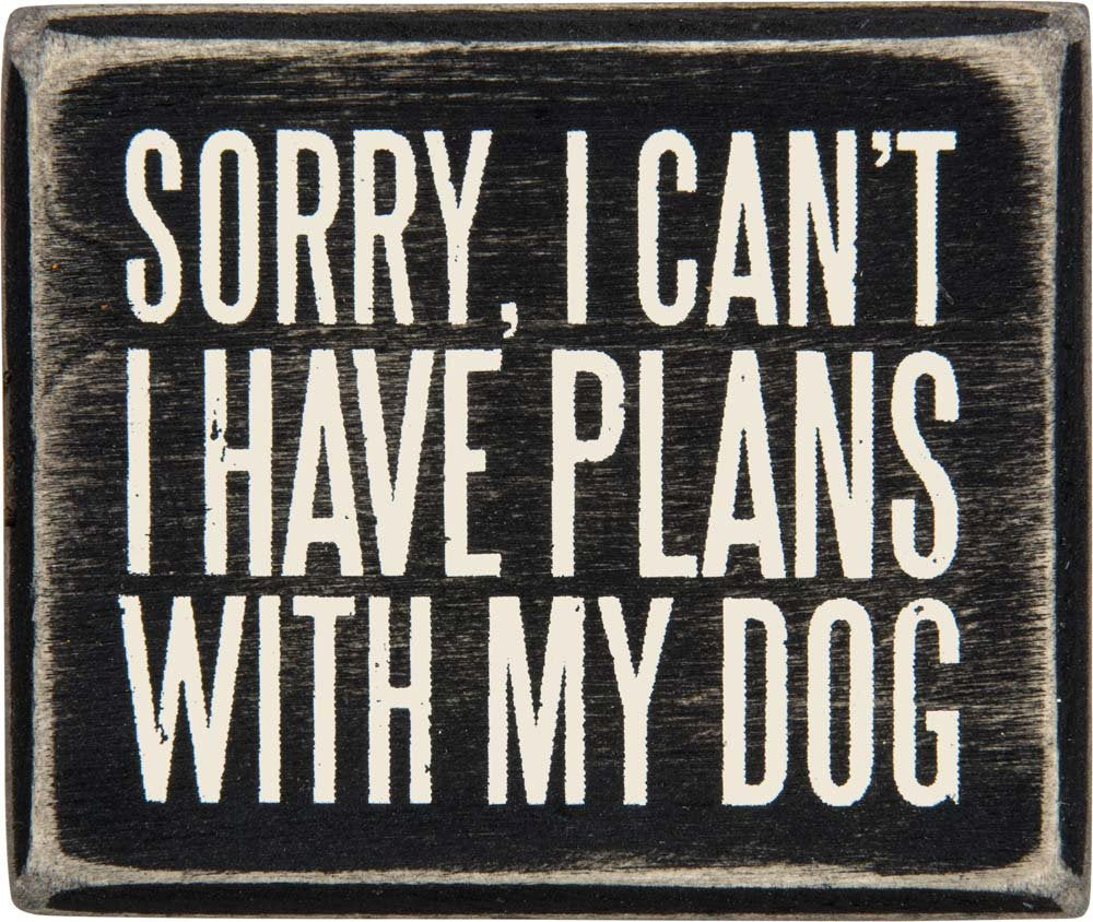 Primitives Plans with my Dog Box Sign