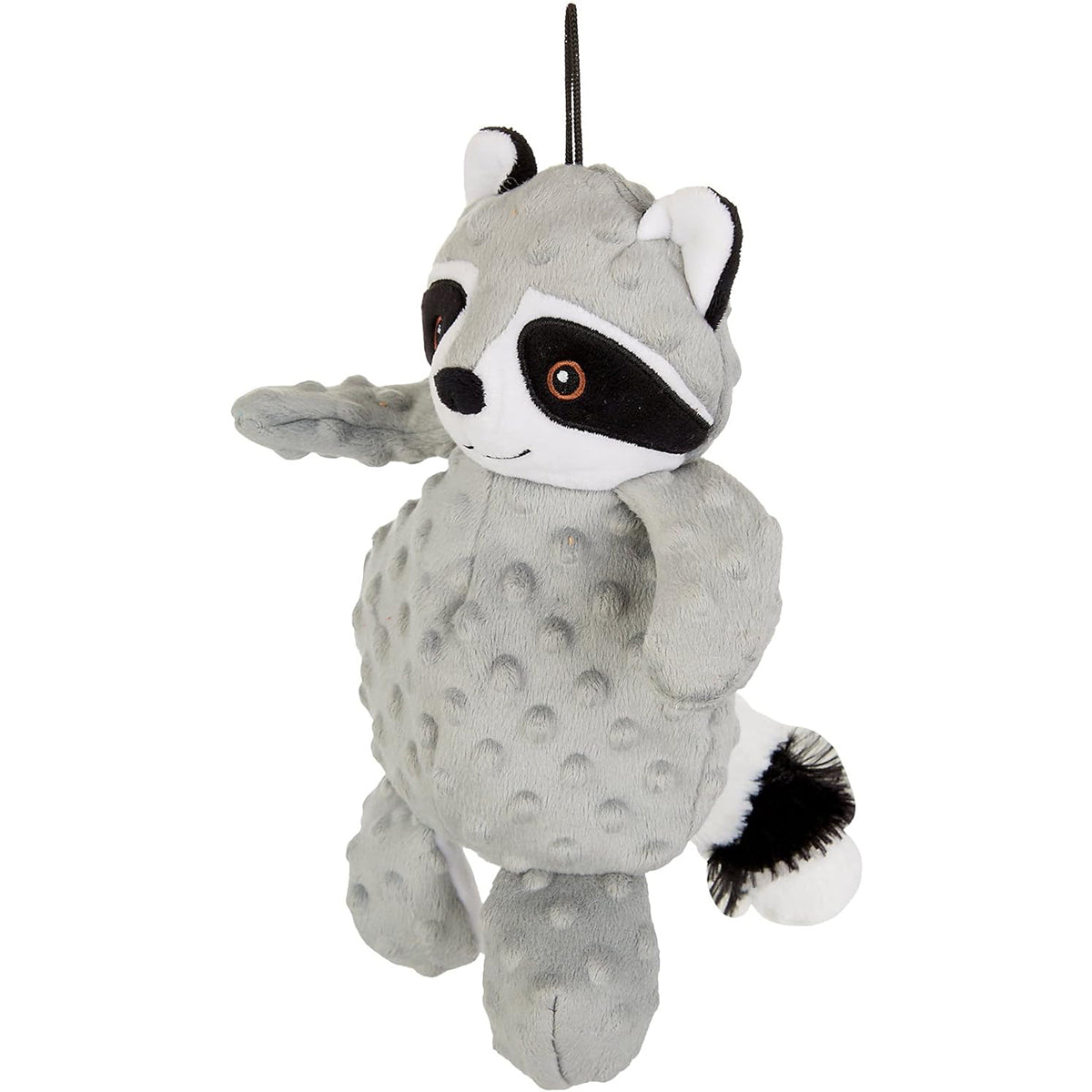 Petlou Dotty Friends Raccoon Plush Interactive Stuffed Dog Toy - 12"