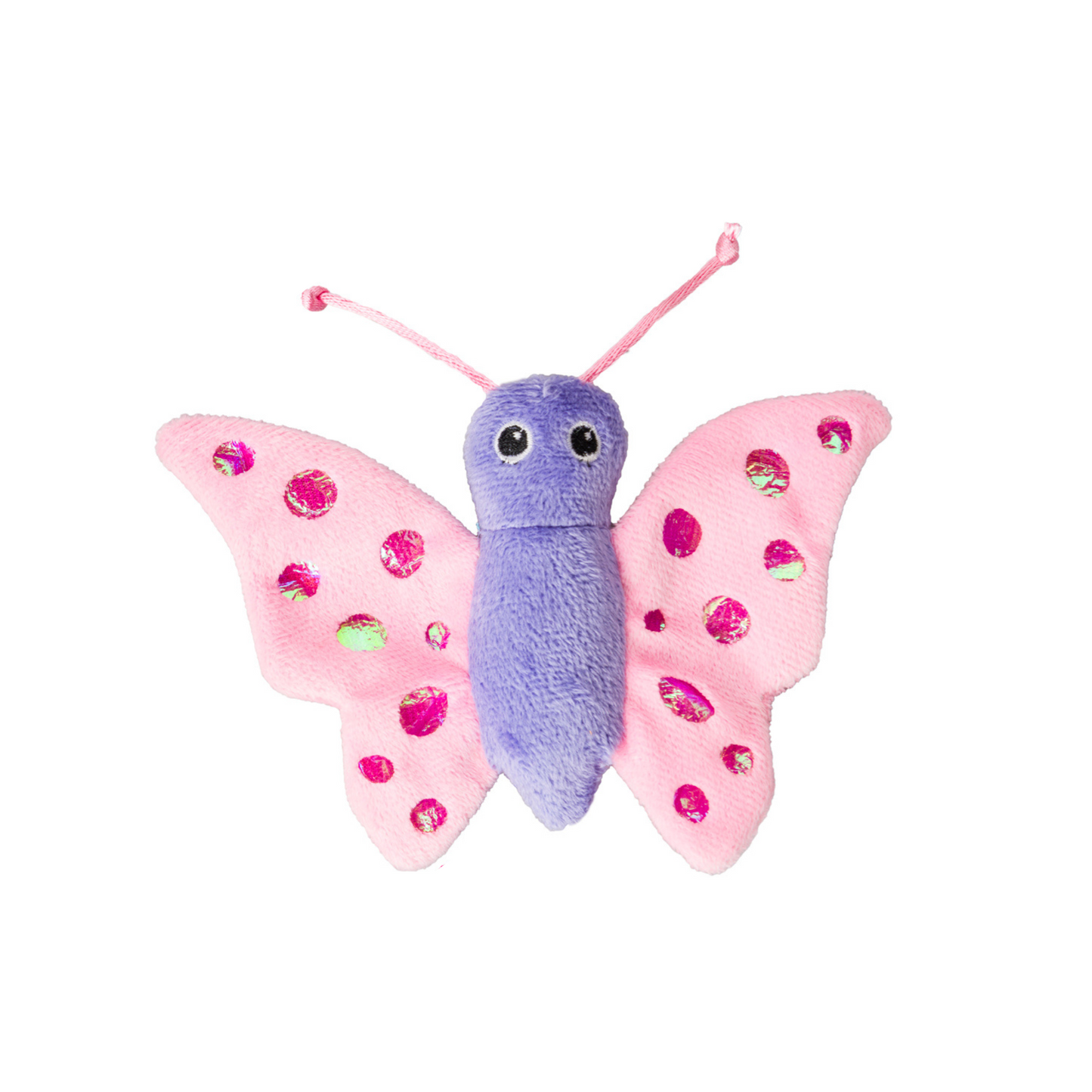 Spot Shimmer Glimmer Butterfly Catnip Toy - Assorted Colors (1 unit)