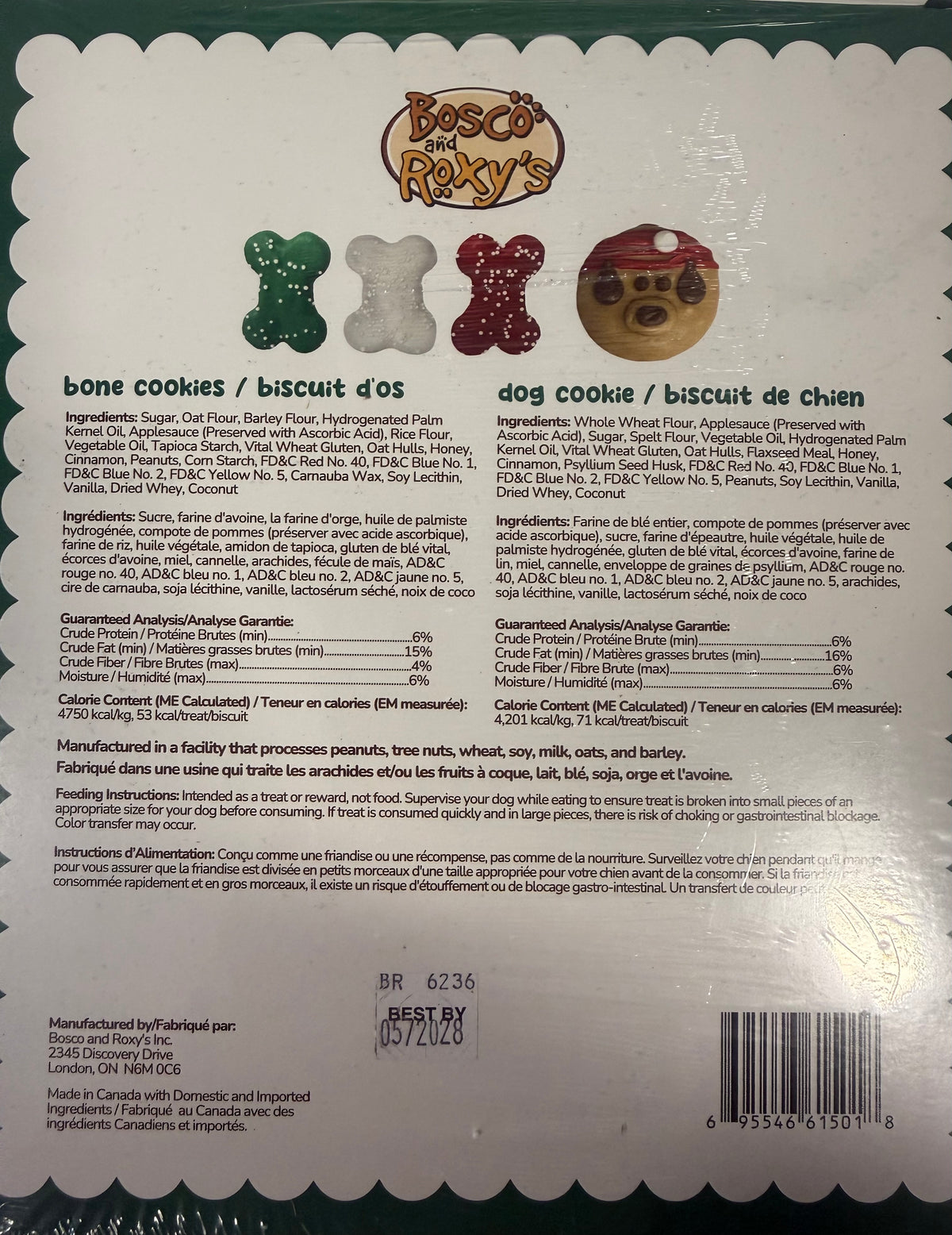 Bosco & Roxy’s Essential Dog Advent Calendar- Green