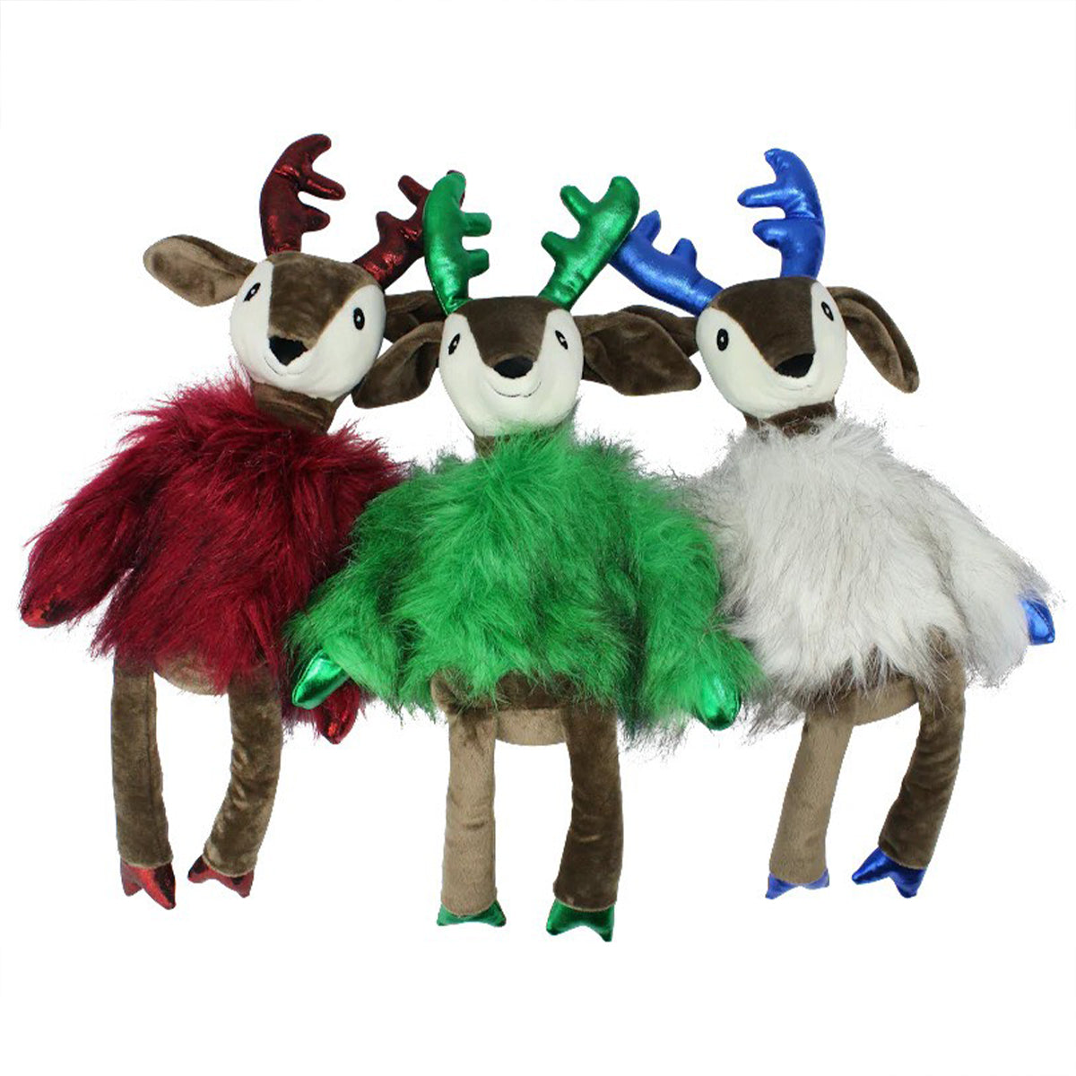 Multipet Holiday Dapper Deer Dog Toy - 17"- One Toy