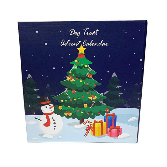 Midlee Christmas Advent Treat Box- Reusable( 8.5" x 8.5". 25")