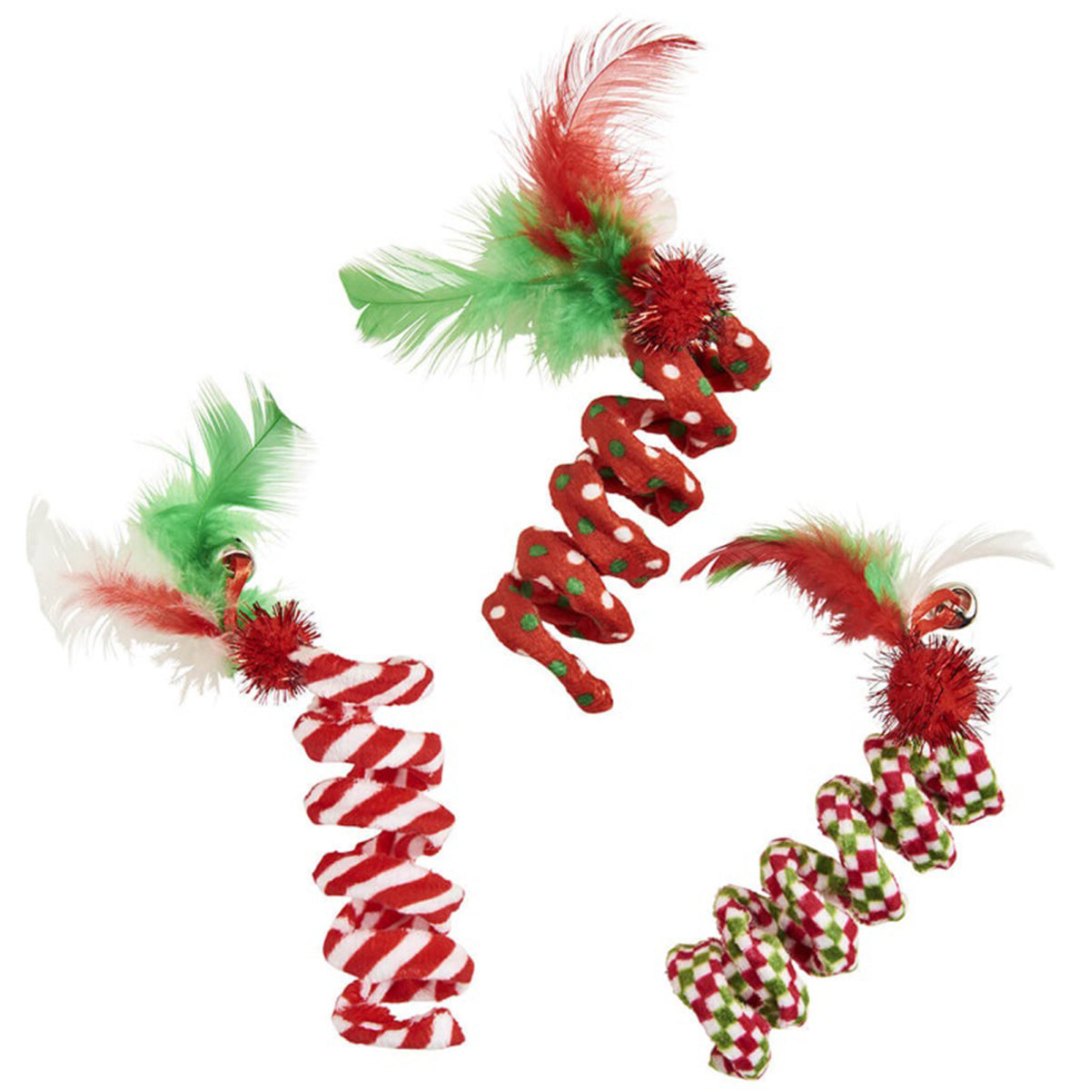 SPOT Holiday Christmas Gift Spring Cat Toys 3pk