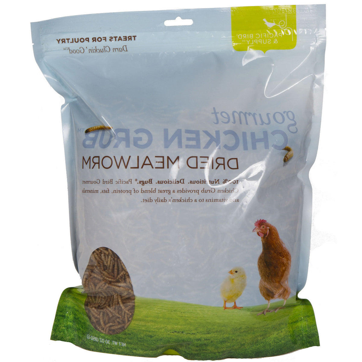 Pacific Bird & Supply Co. Gourmet Chicken Grub Mealworm 30 Oz