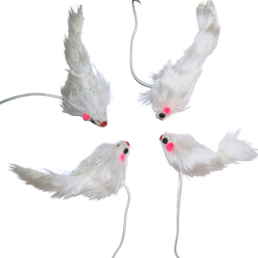 Midlee Replacement Hanging Mice Pack of 4 for Cat Furniture
