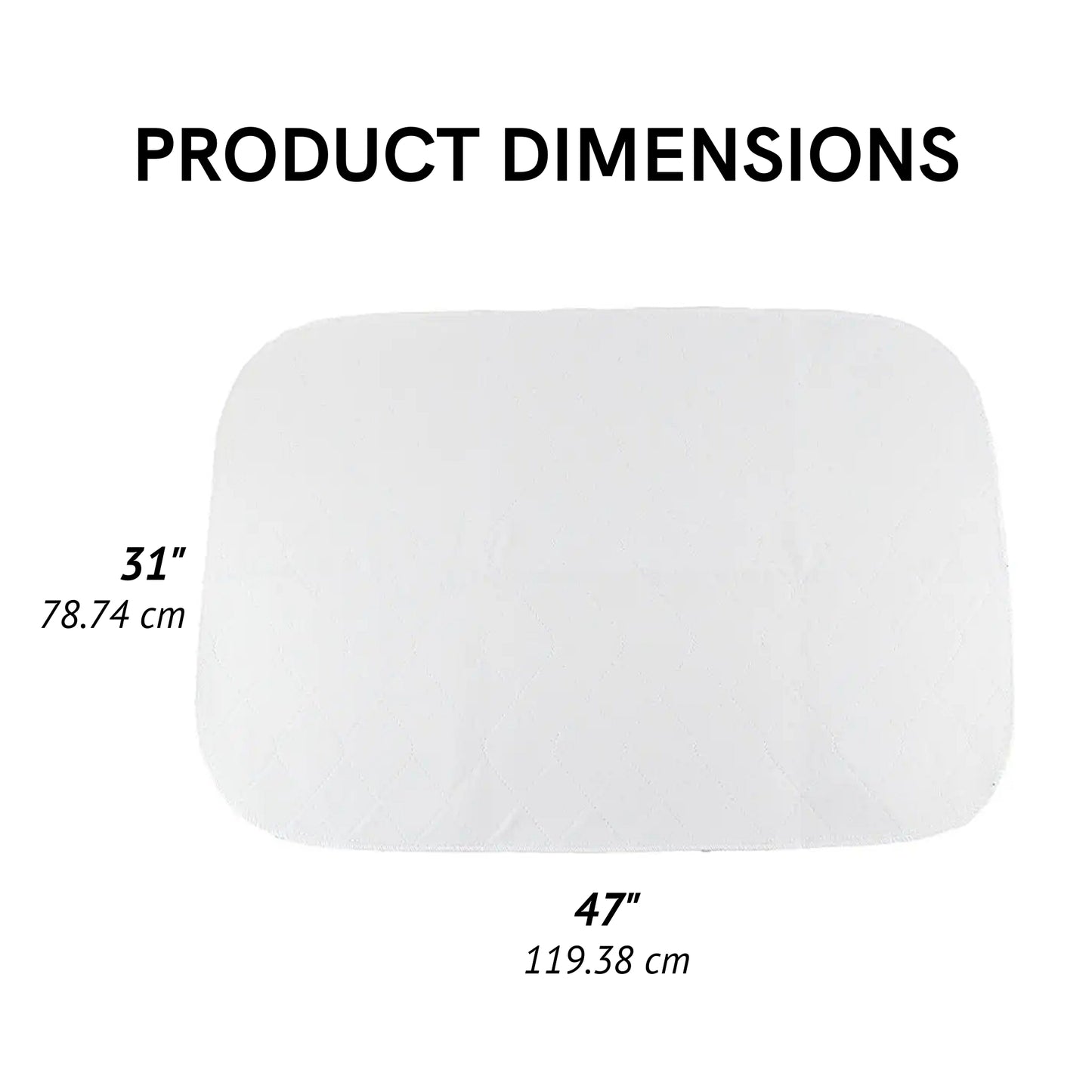 Midlee Reusable & Washable Dog Training Absorbent Pads Pack of 3