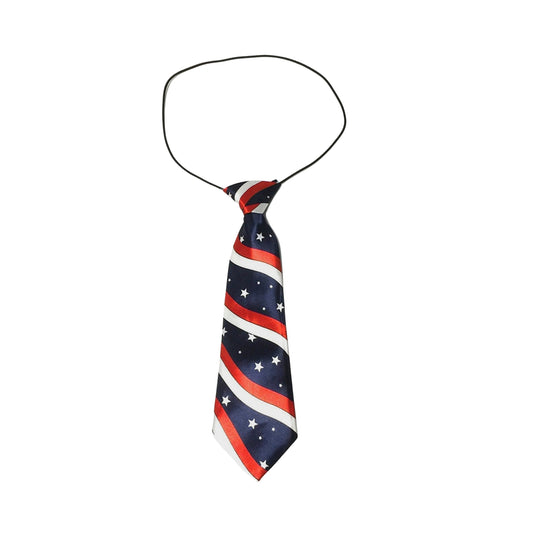 Midlee USA Flag Dog Tie for Large Dogs