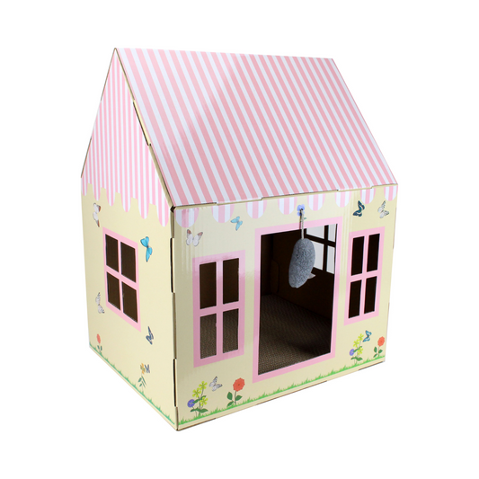 Midlee Cottage Cat Scratcher House