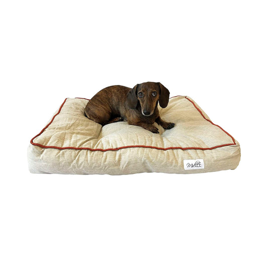 Midlee Grey Tufted Indoor/Outdoor Dog Bed