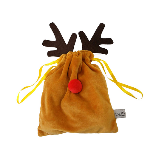Midlee Reindeer Poop Plush Christmas Dog Toy