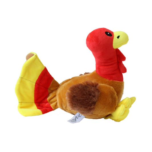 Midlee Thanksgiving Turkey Dog Toy- Large Stuffed Squeaky Pet Toy