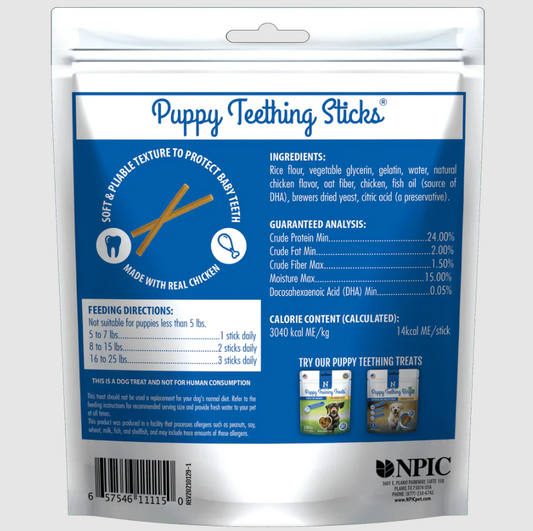 N-Bone Puppy Teething Treats - Chicken Flavor