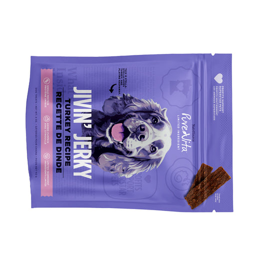 NutriSource PureVita Limited Ingredient Turkey Jerky Dog Treats - 4 oz