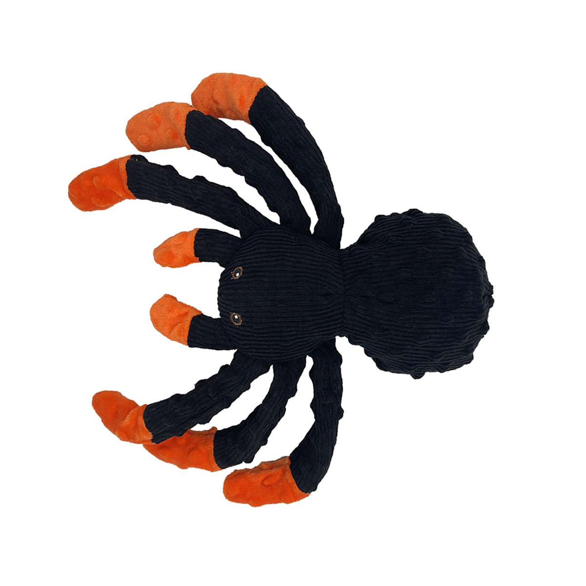 Petlou Dotty Friends 2.0 Spider Shaped Stuffed Dog Toy - 12"