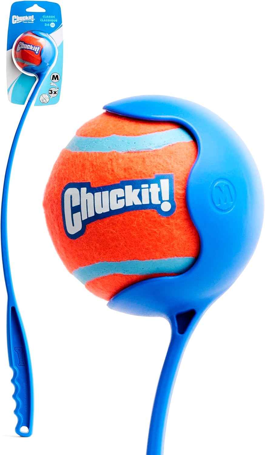 Chuckit Classic 26M Dog Ball Launcher Dog Toy (Assorted Colors)