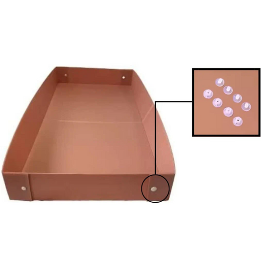 Midlee Guinea Pig Plastic Cage Liner - Pink