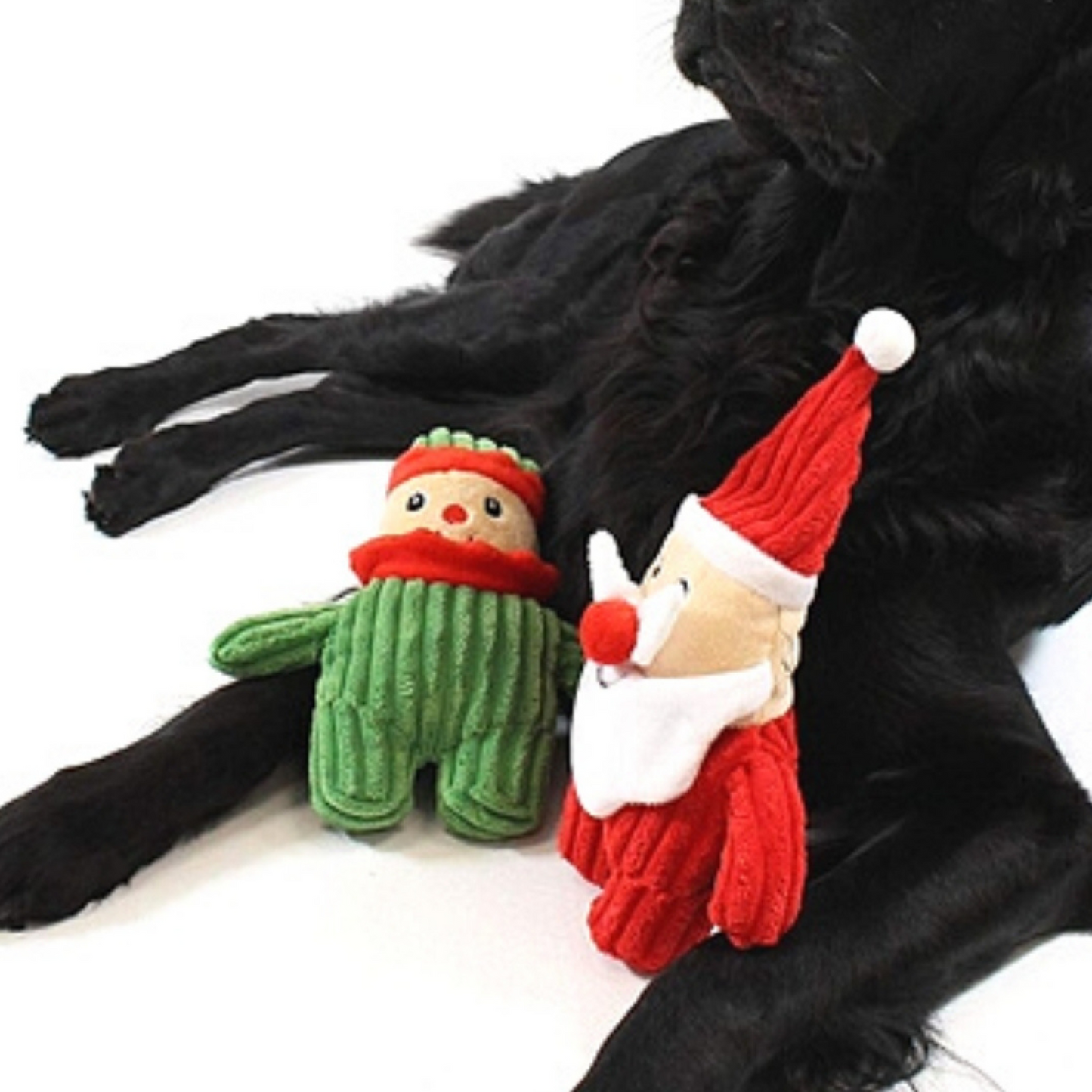Midlee Christmas Corduroy Dog Toy (Elf) - 7"
