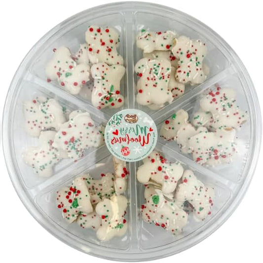 Bosco & Roxy's Happy Pawlidays Platter of Dog Treats- Large