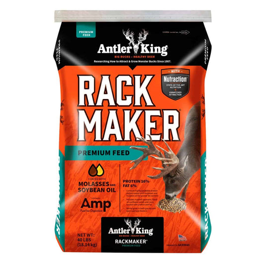 Antler King Rack Maker Molasses Soybean Oil Infused Deer Feed Plot - 40 LB