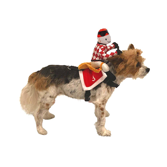 Midlee Red Jockey Dog Costume