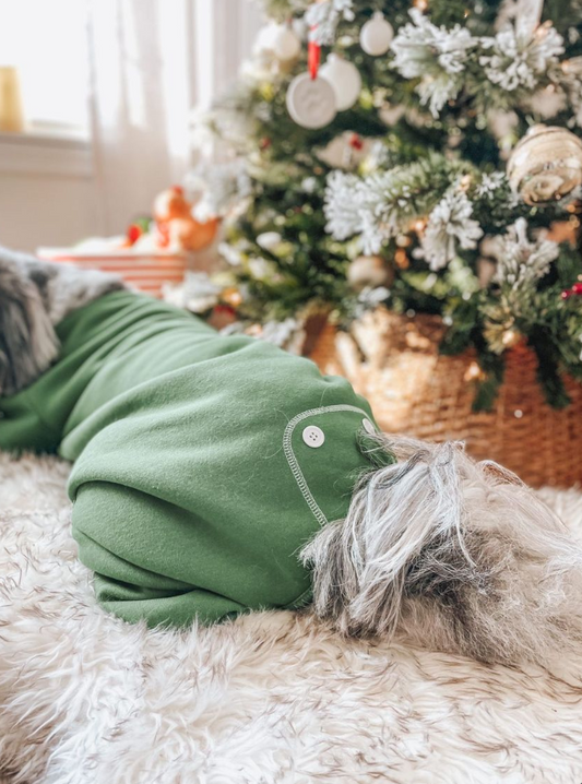 Midlee Green Dog Pajamas