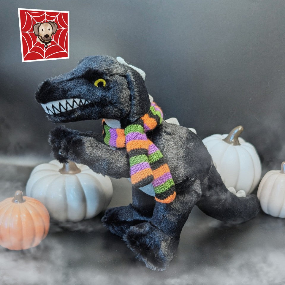 Fluff and Tuff Rocky T-Rex Dog Toy - 14"