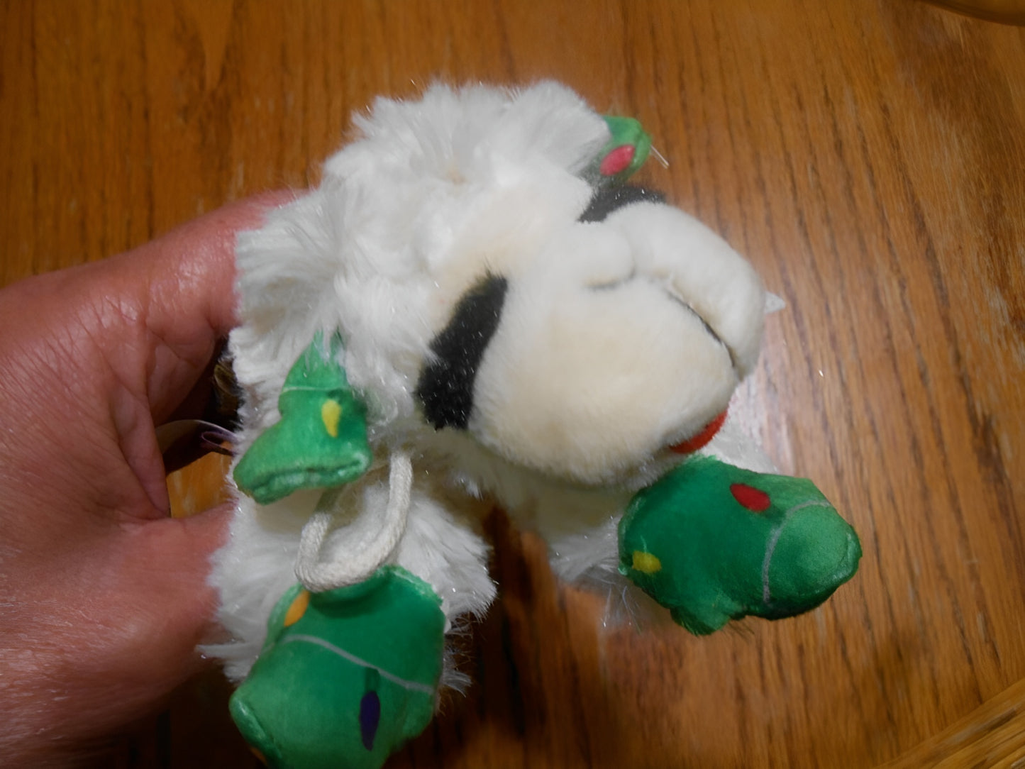 Multipet Christmas Lamb Chop Dog Toy -10.5"