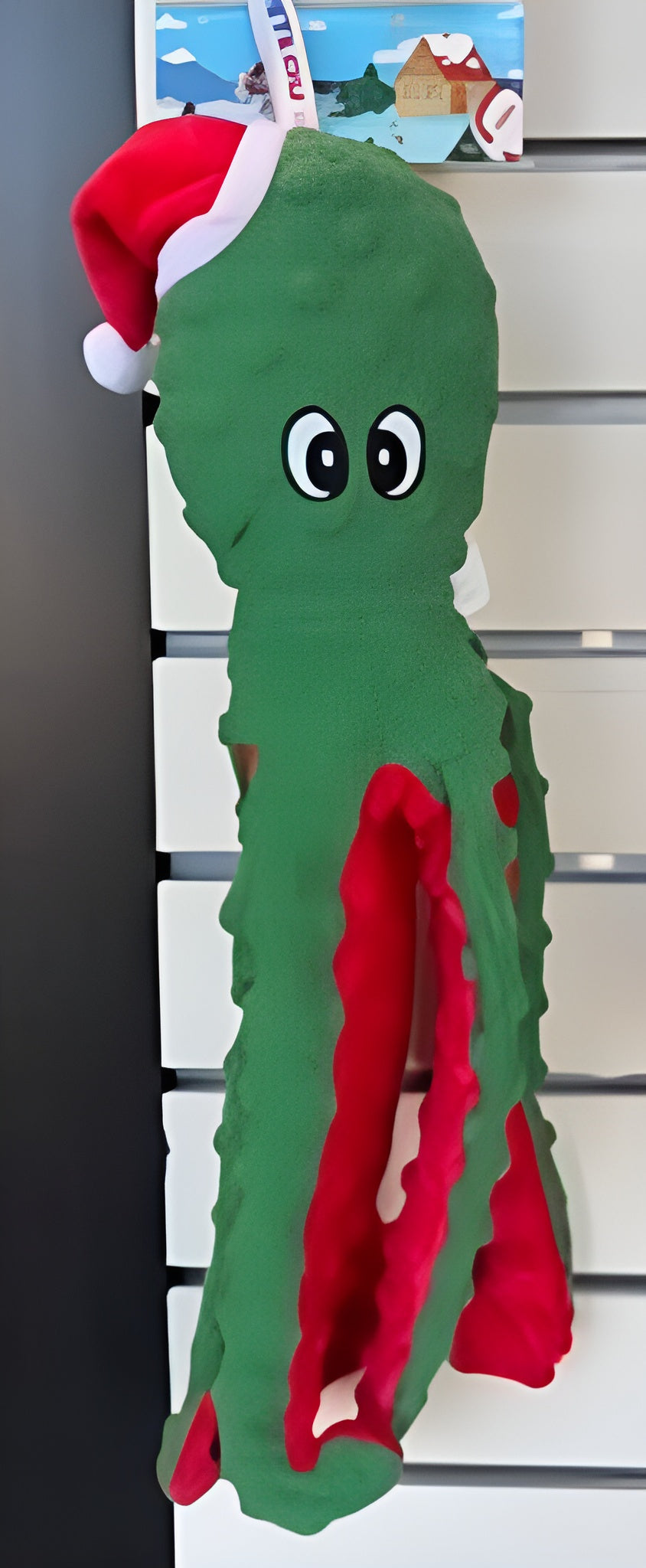 Petlou Christmas Dotty Octopus Dog Toy - 16"