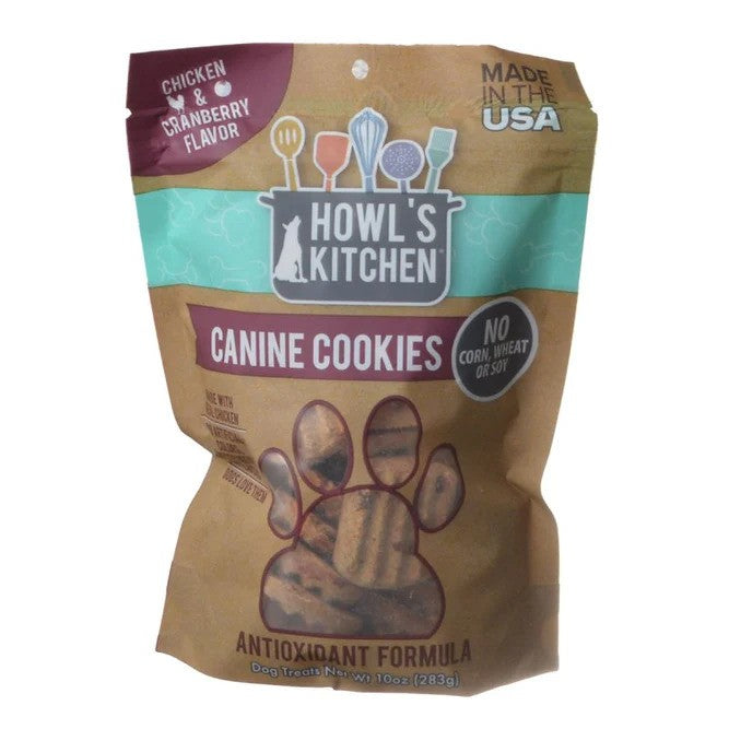 Howl's Kitchen Canine Cookies Antioxidant Formula - Chicken & Cranberry Flavor (10 oz)
