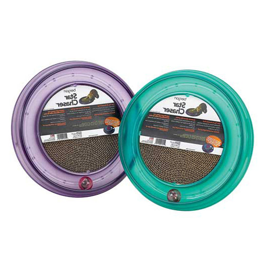 Bergan Star Chaser Turbo Scratcher Cat Toy -Assorted Colors