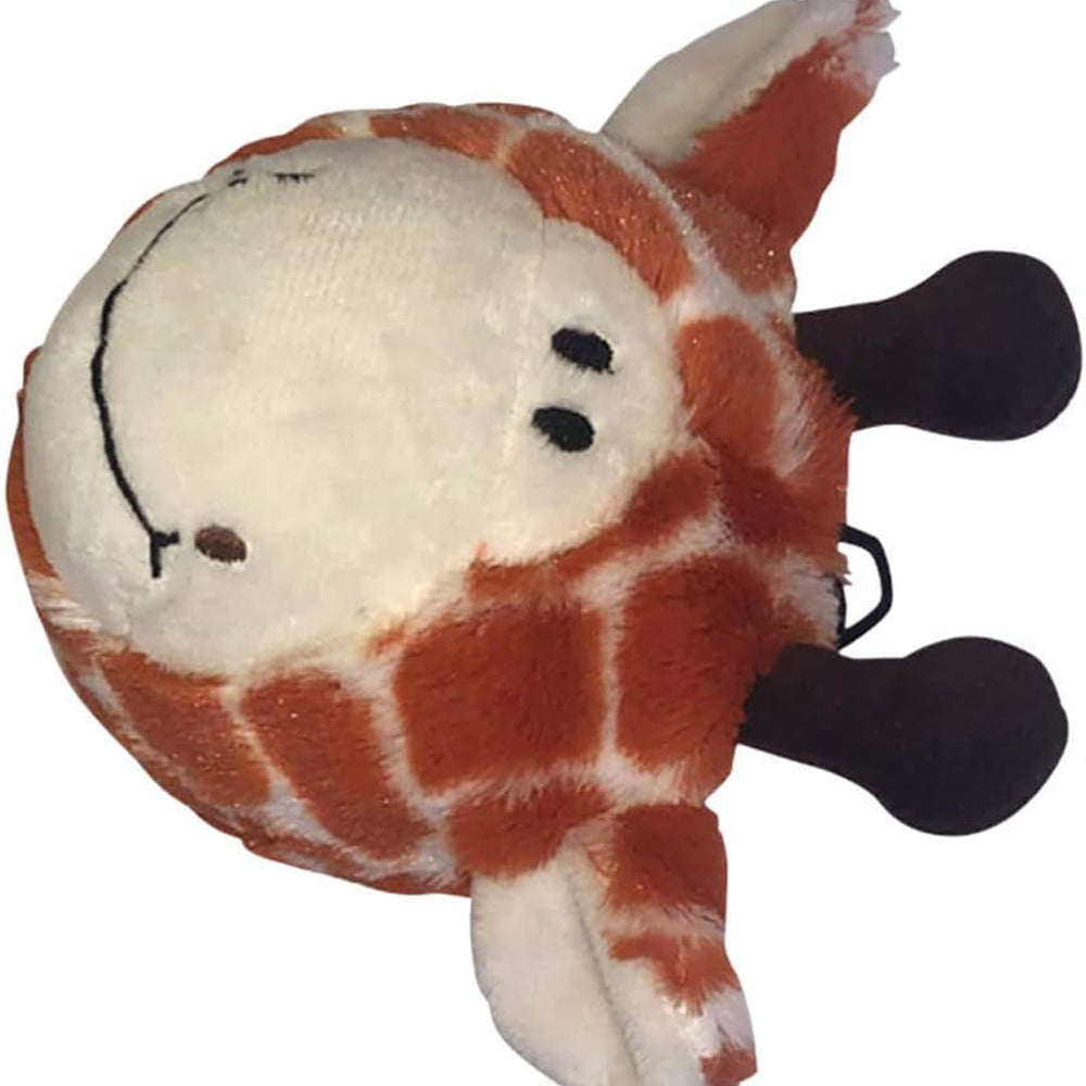 Petlou 4" EZ Squeaker Ball Dog Toy- Giraffe