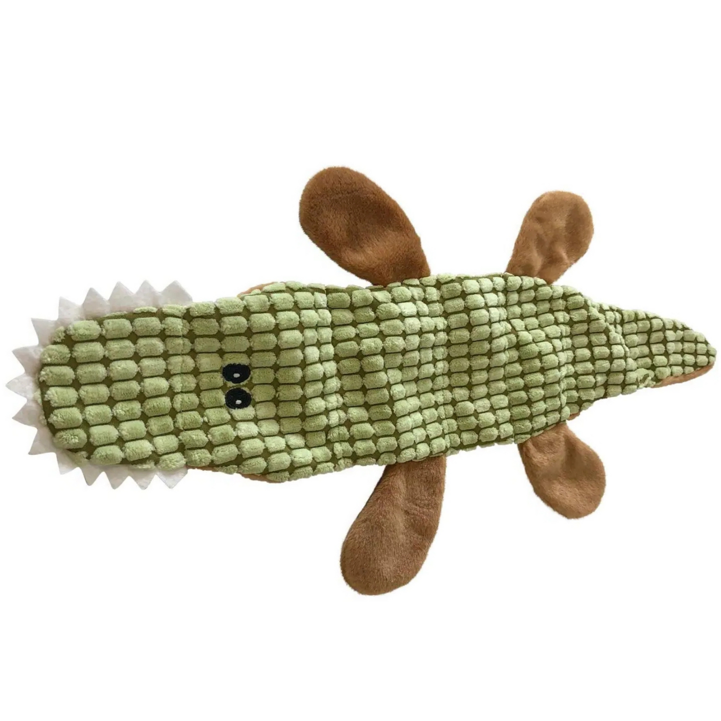 Midlee Alligator Stuffingless Dog Toy