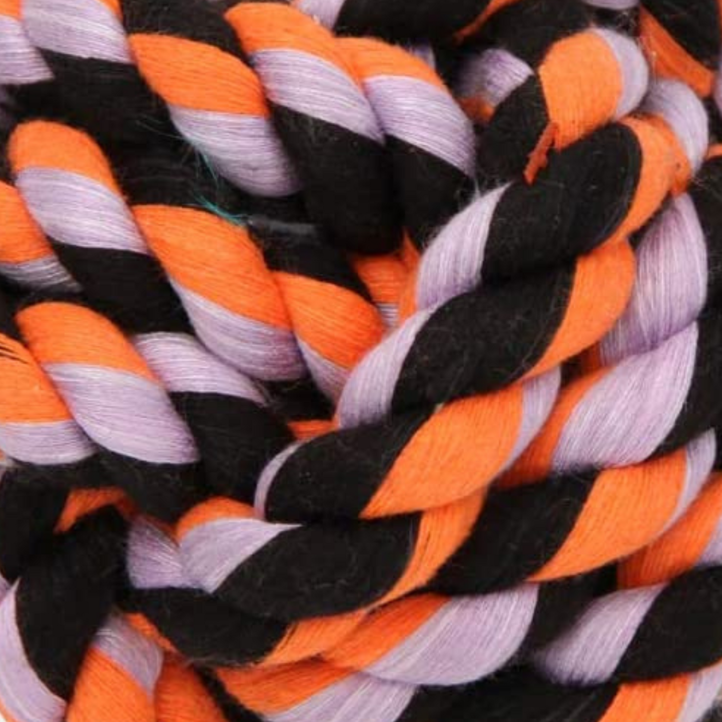 Mammoth Cottonblend Monkey Fist Ball Flossy Dog Toy 3.75" Small