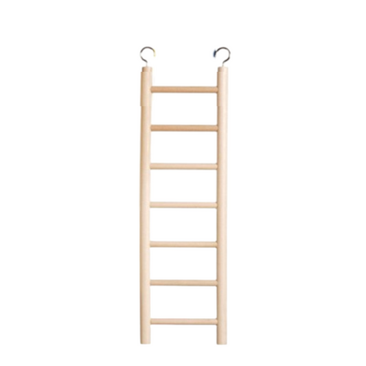 Living World Wood Ladders for Bird Cages(12.5" High - 7 Step Ladder) - DS