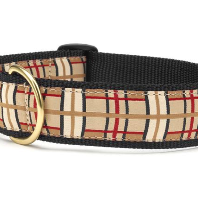 Up Country Plaid Dog Collar - Large