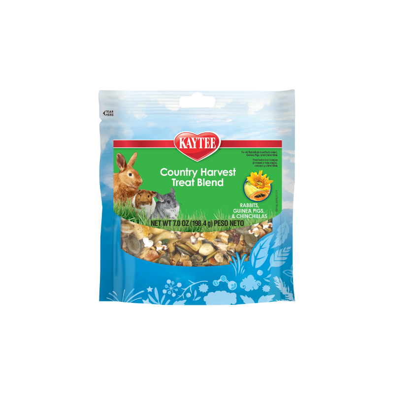 Kaytee Country Harvest Treat Blend - Rabbits, Guinea Pigs & Chinchillas- 8oz