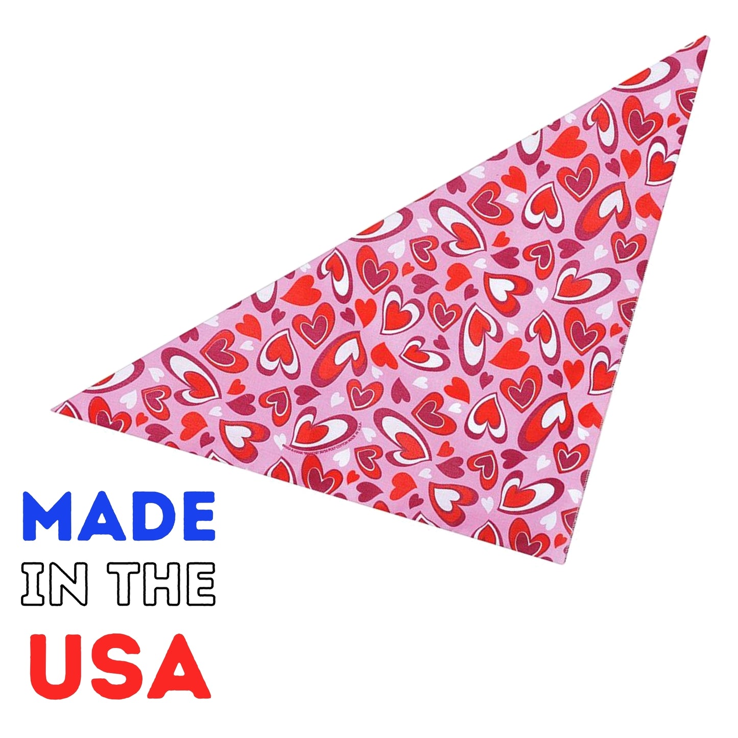 Top Performance Valentine's Day Heartfelt Pet Bandana