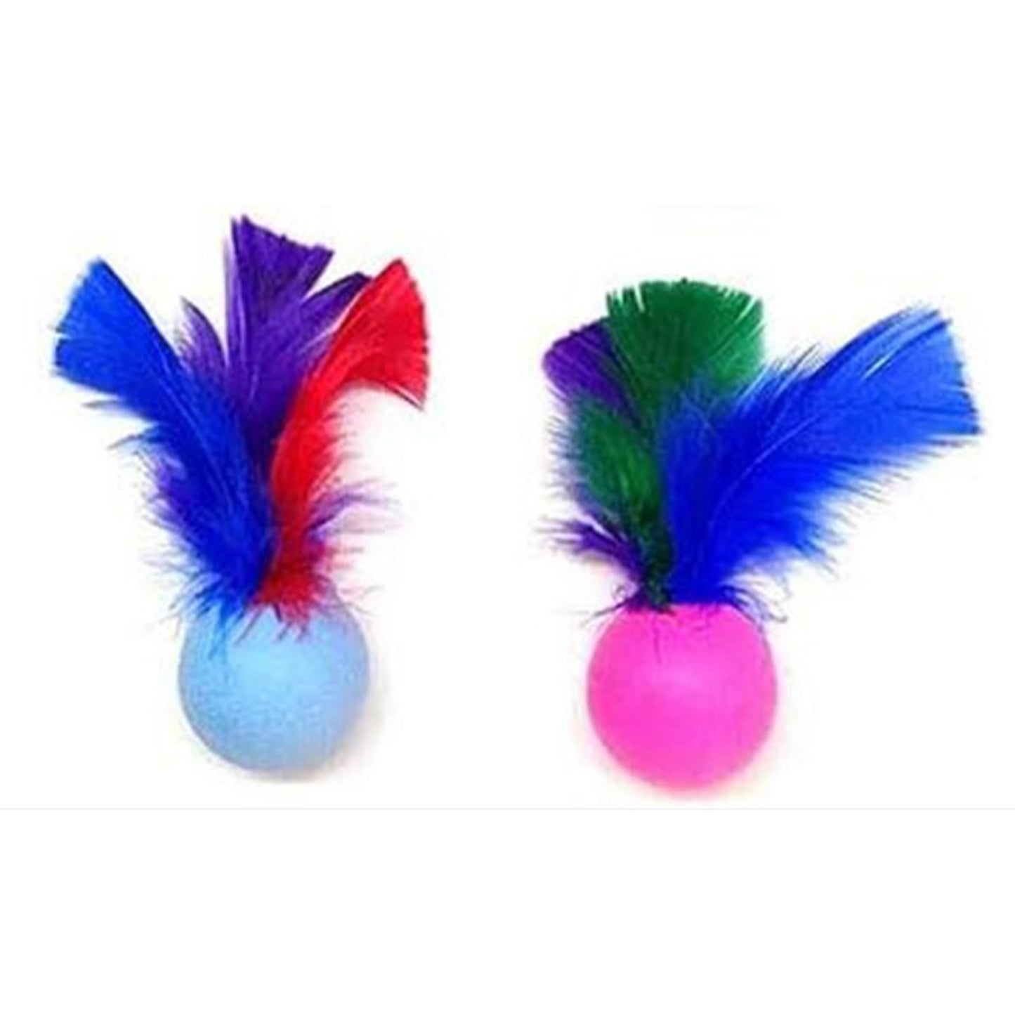Go Cat Feather Pong Attachment- 1 Unit Assorted Colors