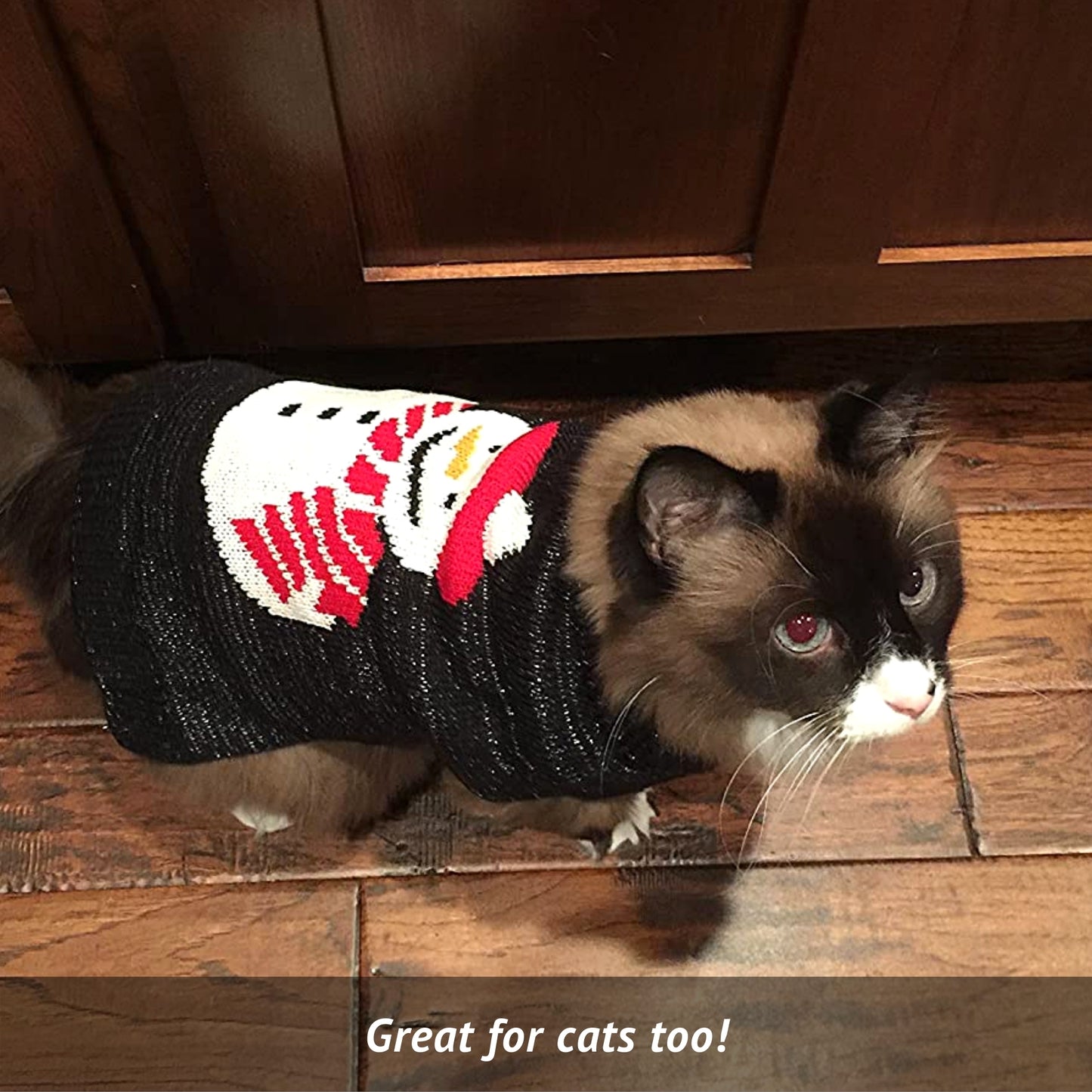 Midlee Winter Snowman Dog Sweater