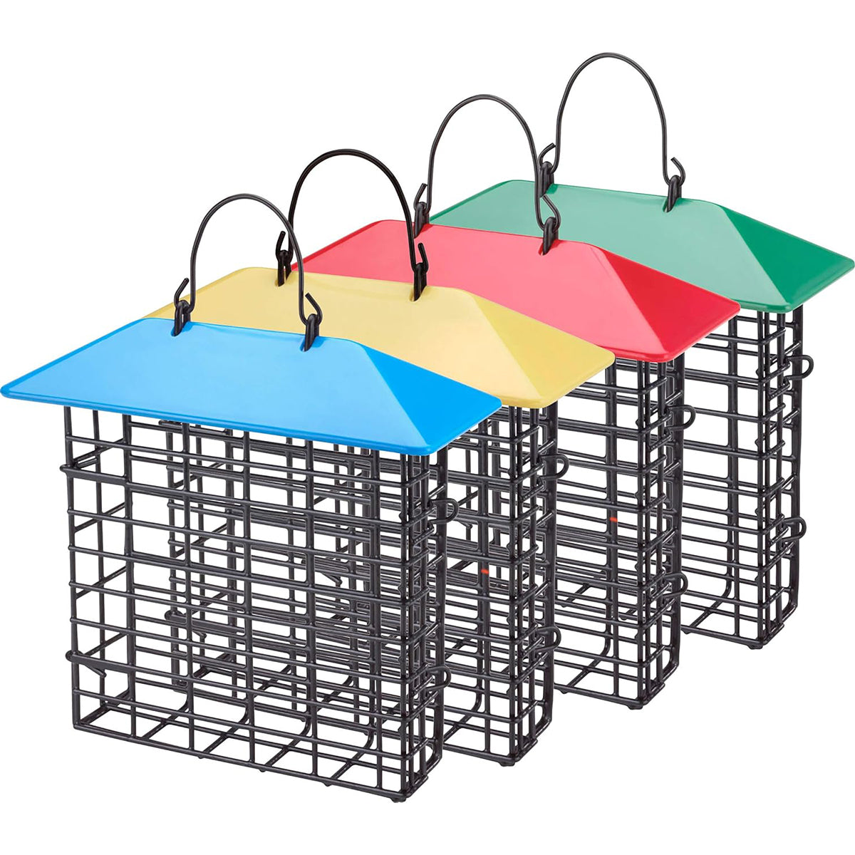 More Birds Single Suet Feeder With Weather Guard - 6.5"- One Unit- Assorted Color