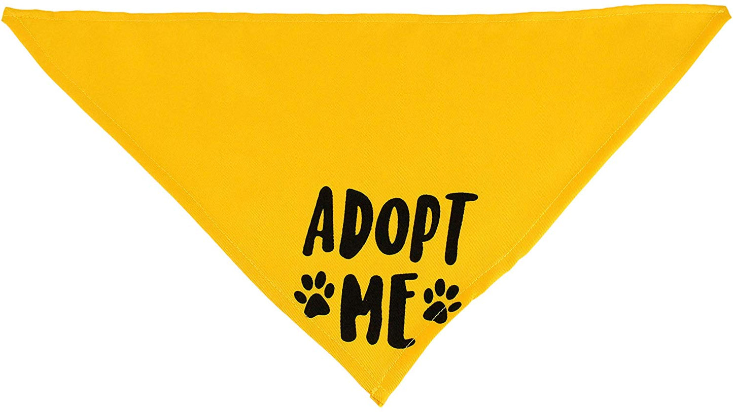 Midlee Adopt Me Dog Bandana- Pack of 4 Assorted Colors