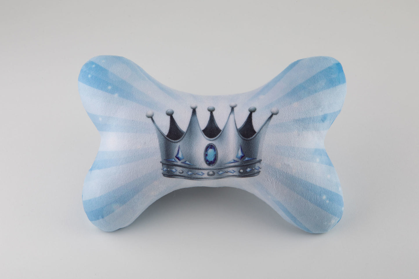 Barker's Bowtique Prince Plush Squeaker Bone Dog Toy - Medium