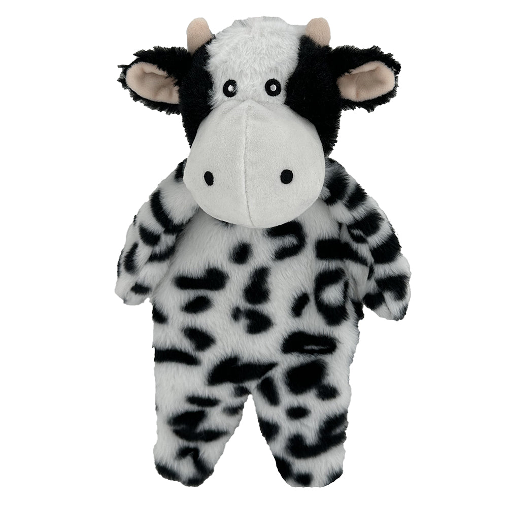 Petlou Floppy Cow Super Soft Animal Plush Dog Toys - 13"