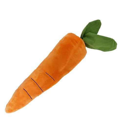 Petlou Carrot Shaped Plush Dog Toy - 15"