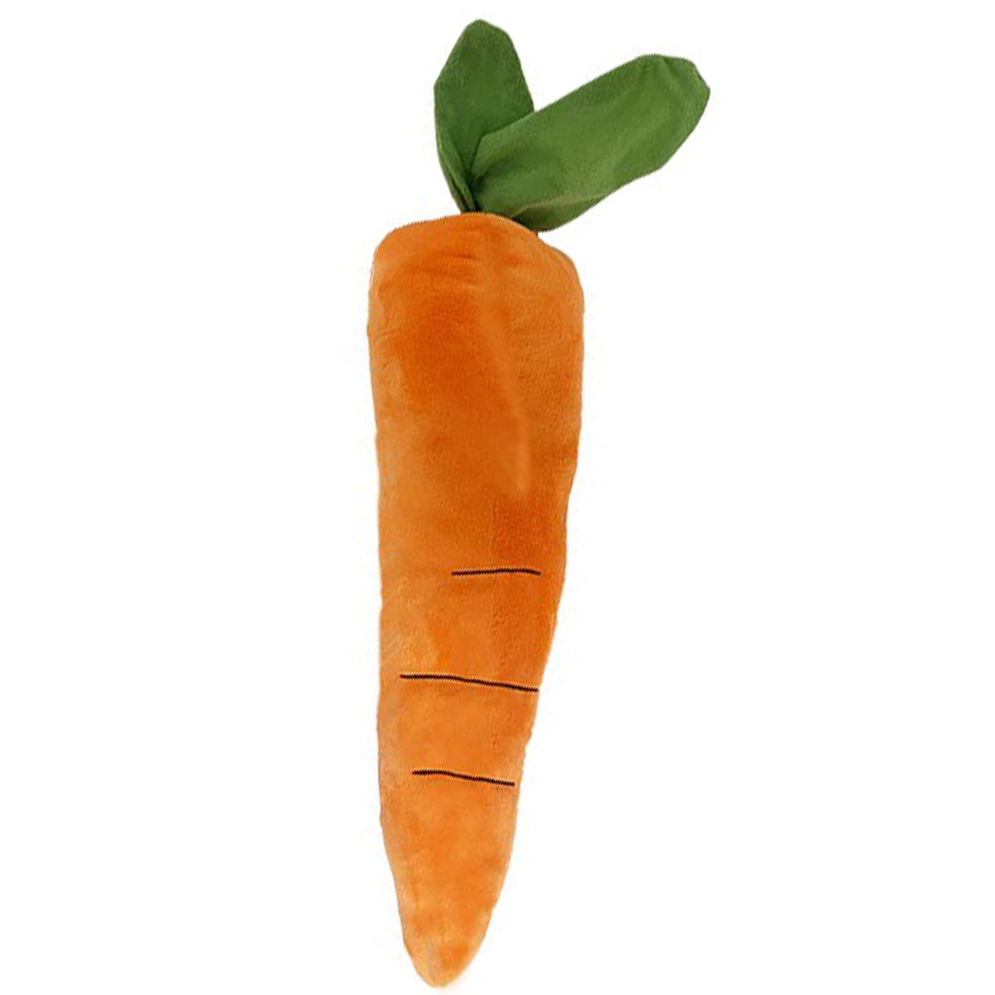 Petlou Carrot Shaped Plush Dog Toy - 15"